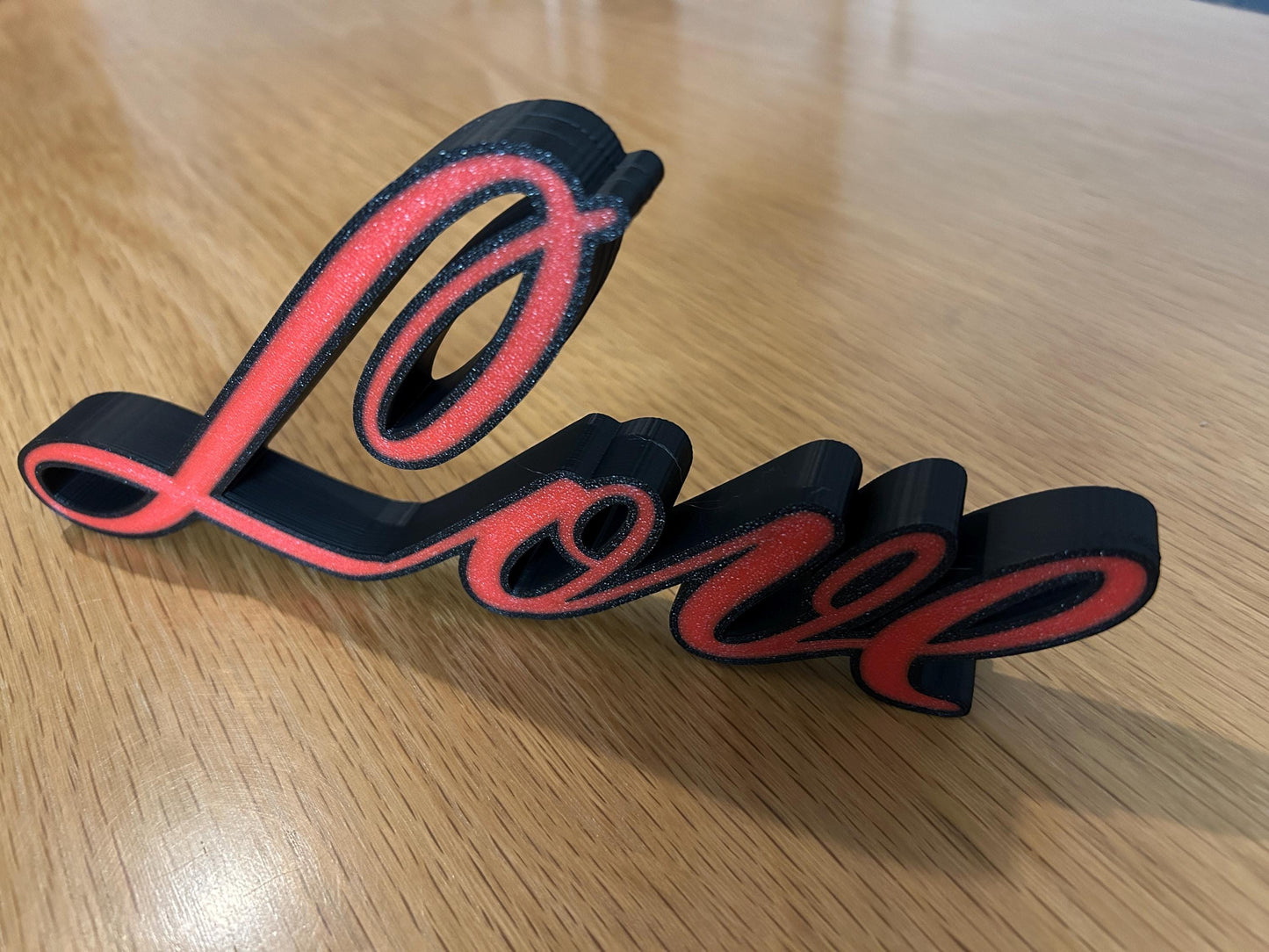 Love-Schild Liebe Geschenkidee für Liebende, Harmonie, Partnergeschenk, Wohndekoration, Wanddeko, Regaldekoration
