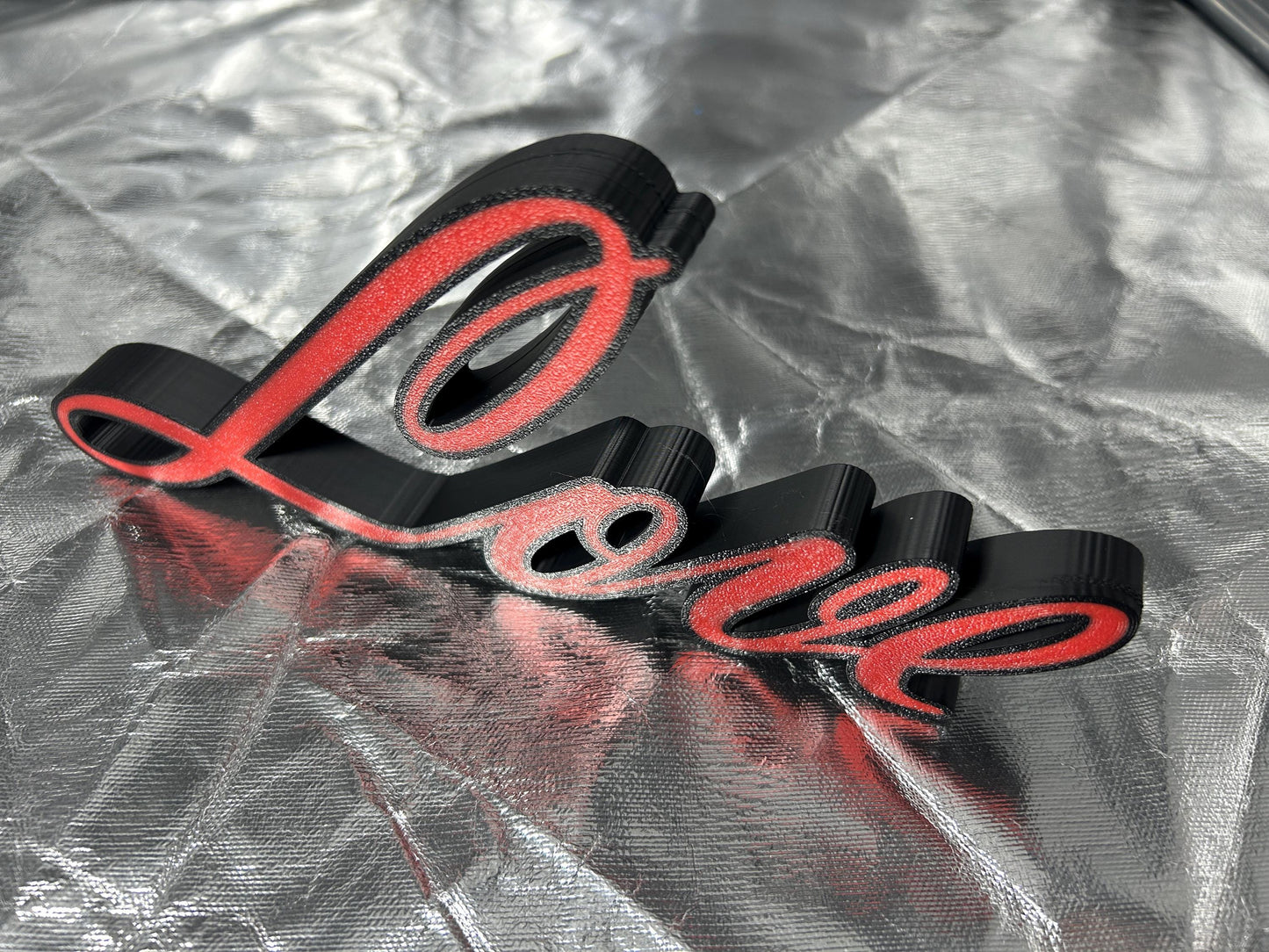 Love-Schild Liebe Geschenkidee für Liebende, Harmonie, Partnergeschenk, Wohndekoration, Wanddeko, Regaldekoration