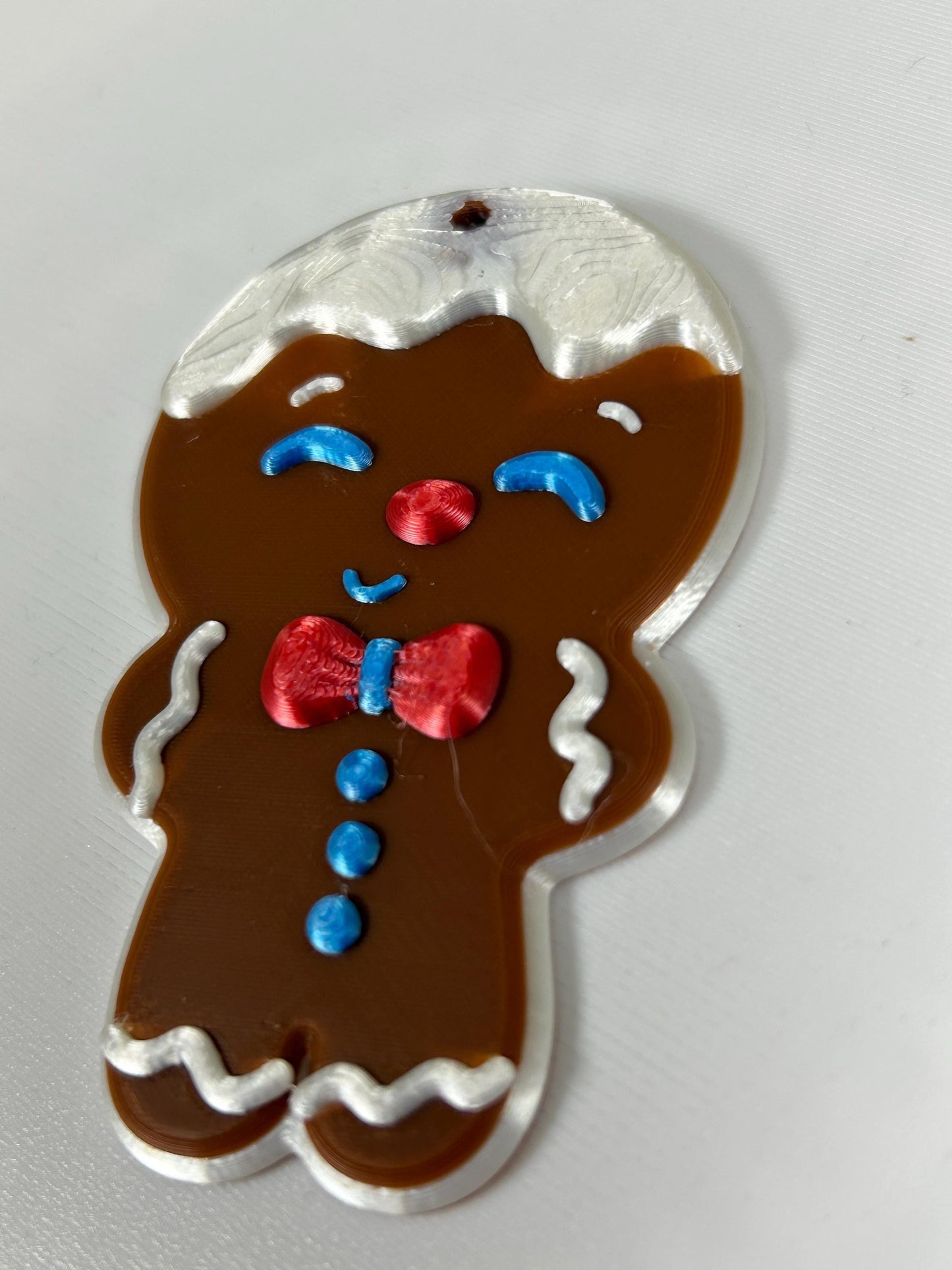 Lebkuchenmann 4er Set - Weihnachtsfiguren – Festlicher Schmuck – Moderne Weihnachtsdeko - Christbaumschmuck - Christbaumbehang