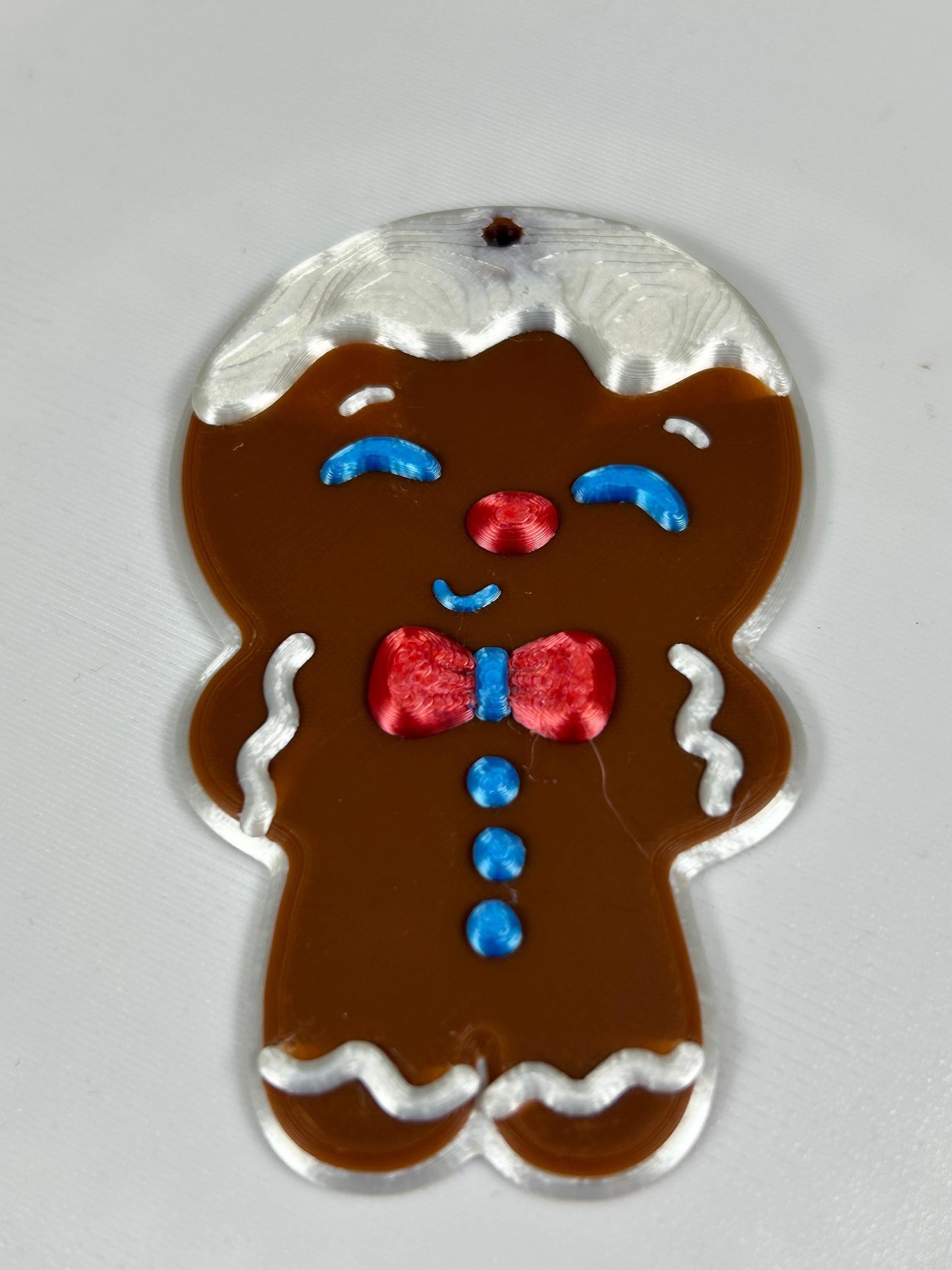 Lebkuchenmann 4er Set - Weihnachtsfiguren – Festlicher Schmuck – Moderne Weihnachtsdeko - Christbaumschmuck - Christbaumbehang