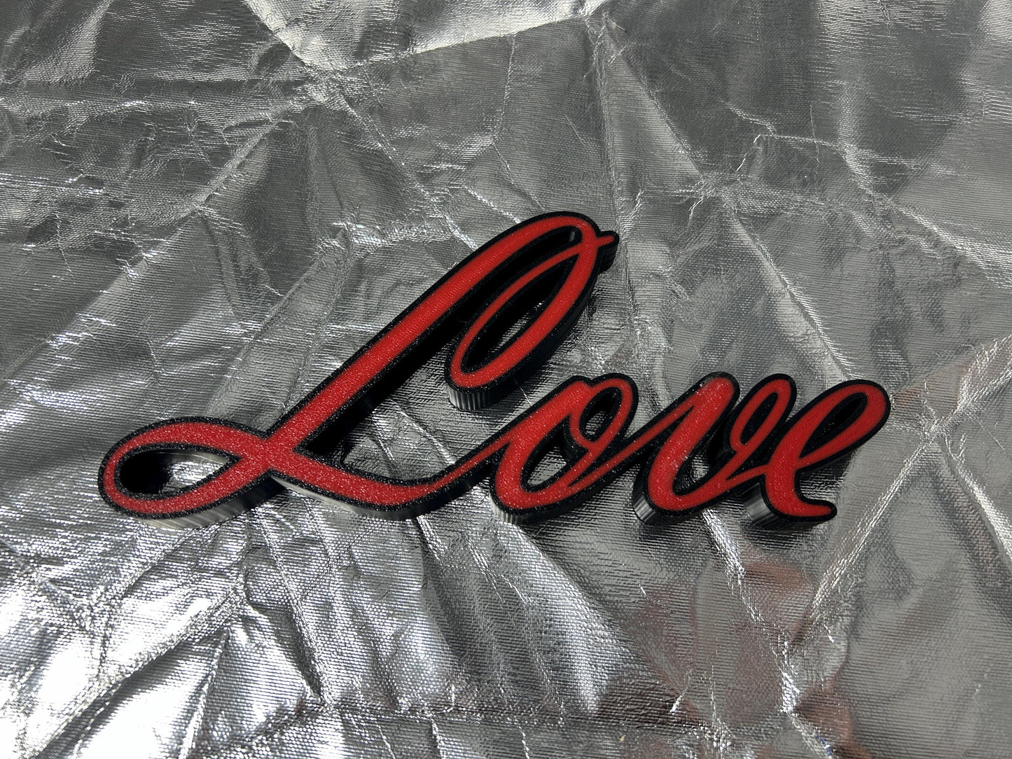 Love-Schild Liebe Geschenkidee für Liebende, Harmonie, Partnergeschenk, Wohndekoration, Wanddeko, Regaldekoration