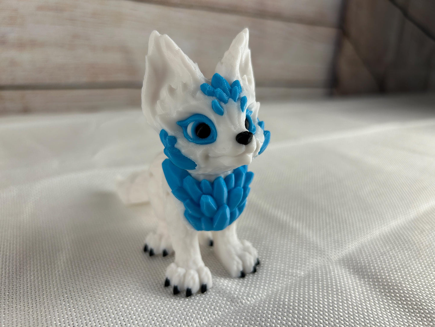 Frostfuchs - Funkelfüchse - Schneekatze - süsse Schreibtischdeko - verzaubernde Wohndekoration
