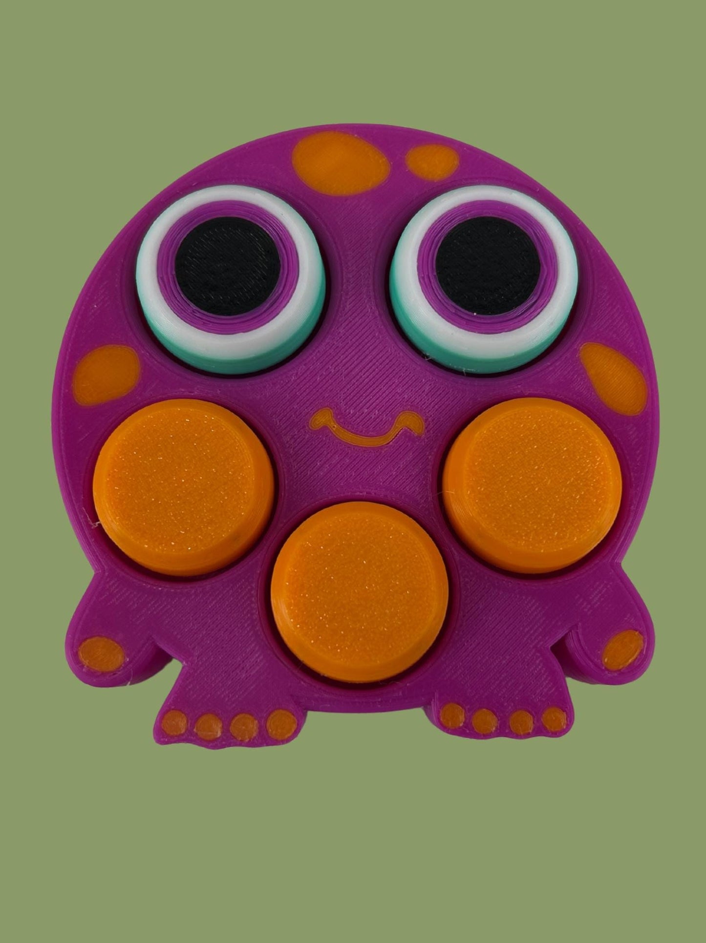 Monsterclicker Stressabbau Spielzeug, farbenfroher Fidget Clicker für Büro und Alltag, leise & laut, ideales Geschenk bei Nervosität