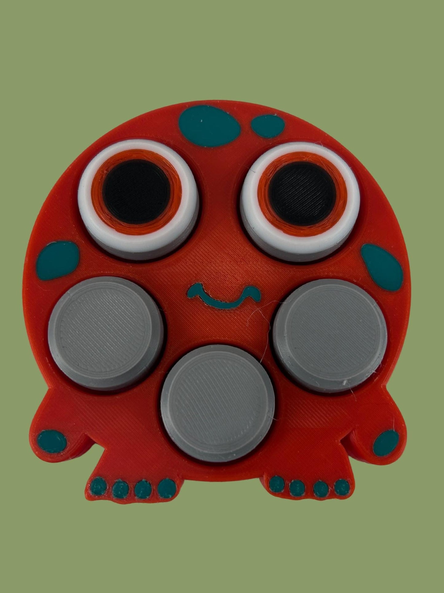 Monsterclicker Stressabbau Spielzeug, farbenfroher Fidget Clicker für Büro und Alltag, leise & laut, ideales Geschenk bei Nervosität