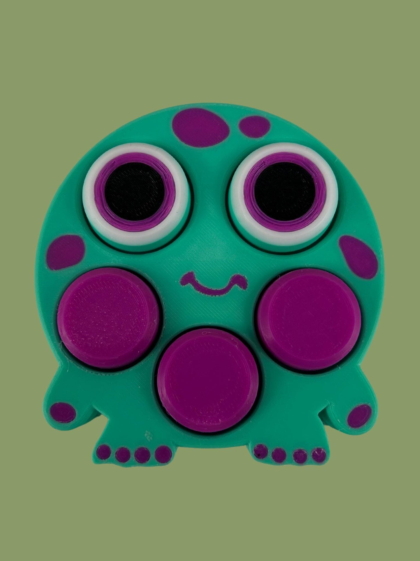 Monsterclicker Stressabbau Spielzeug, farbenfroher Fidget Clicker für Büro und Alltag, leise & laut, ideales Geschenk bei Nervosität