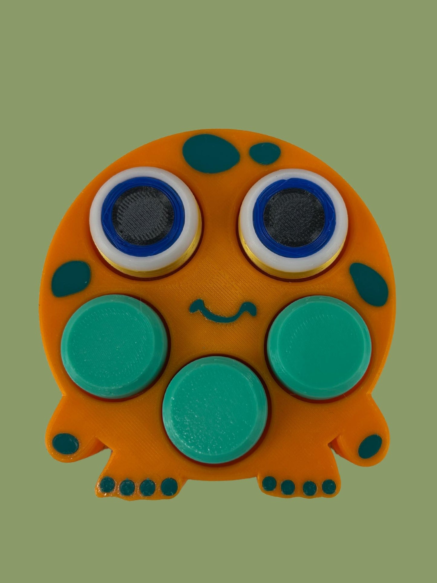 Monsterclicker Stressabbau Spielzeug, farbenfroher Fidget Clicker für Büro und Alltag, leise & laut, ideales Geschenk bei Nervosität