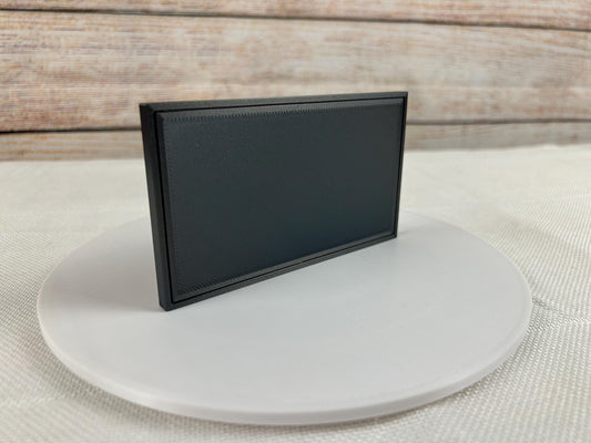 Miniatur Flachbildfernseher 65 Zoll 1:12 – Puppenhaus Miniatur, Smart Flat-TV, matt schwarz